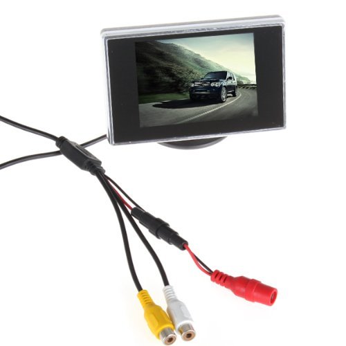 BW Écran LCD couleur de caméra de recul et 3,5 pouces