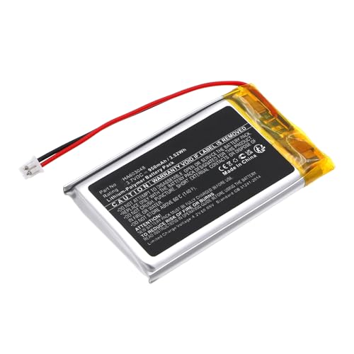 Synergy Digital Player Battery, Compatible with iRiver IPF595 Player, (Li-Pol, 3.7V, 950mAh) Ultra High Capacity, Replacement for iRiver HA603048 Battery