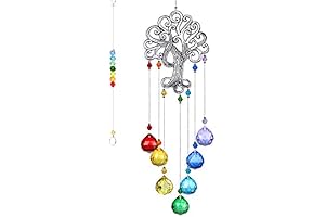 H&D HYALINE & DORA Chakra Crystals Hanging Suncatcher