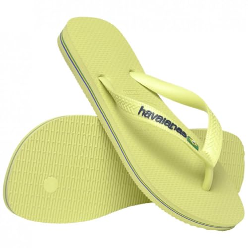 Image of Matcha Green Brasil Logo Flip-Flops by Havaianas