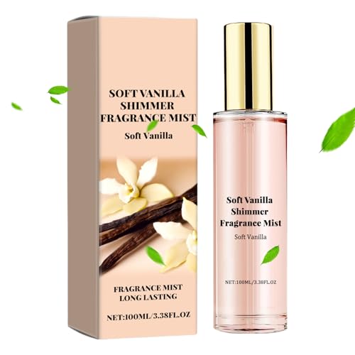 Spray Corporal Para Mujer - 100ml | Corporal Con Brillo De Vainilla | Spray De Perfume De Larga Duración | Niebla De Fragancia Romántica | Para Citas En Pareja, Uso Diario Y Entrega De R