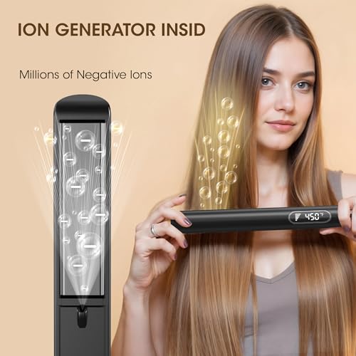 Plancha de Pelo SKIMI con Placas de Titanio 1 pulg miniatura 4