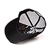 YOLAI Fashion Sequin Hat Adjustable Baseball Hat Cap for Womens Decor Baseball Cap Disco Dance Party Costume (Black, One Size)