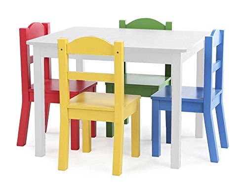 Heritage Kids WK656903 Primary Color Wood Table And Chair Set cover
