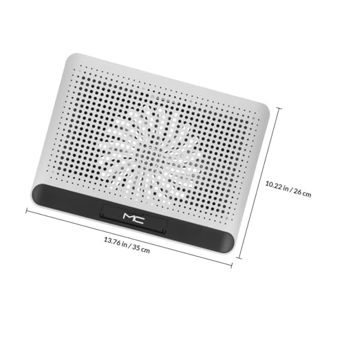Base enfriadora para laptop Lurrose con ventilador y estructura de aluminio miniatura 2