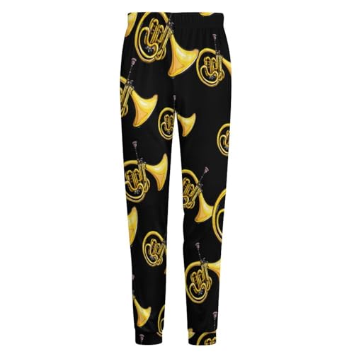 French Horn Pajama Pants Men Pj Bottoms Sleepwear Lounge Pant4