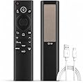 HSHONG BN59-01385A Solar Voice Remote Control Replacement for Samsung Smart TVs 2020-2025, Compatible with Frame Crystal UHD QLED Neo LED 4K TVs, Bluetooth USB-C Rechargeable, USB-C Included