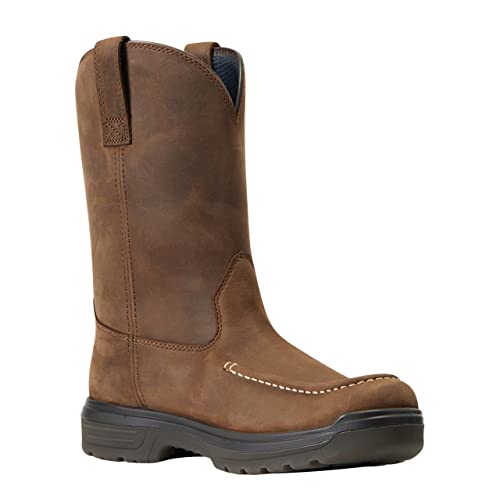 ARIAT Men's Turbo Moc Toe Waterproof Work Boot Western4