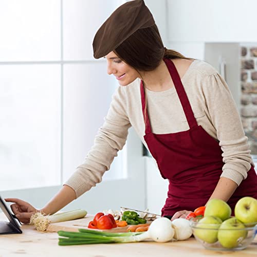 DOITOOL Uniforme Chefe De Cozinha Chapéu Chapéu Chapéu Cozinheiro Chef Unisex Chef Beanie Chef Chapé