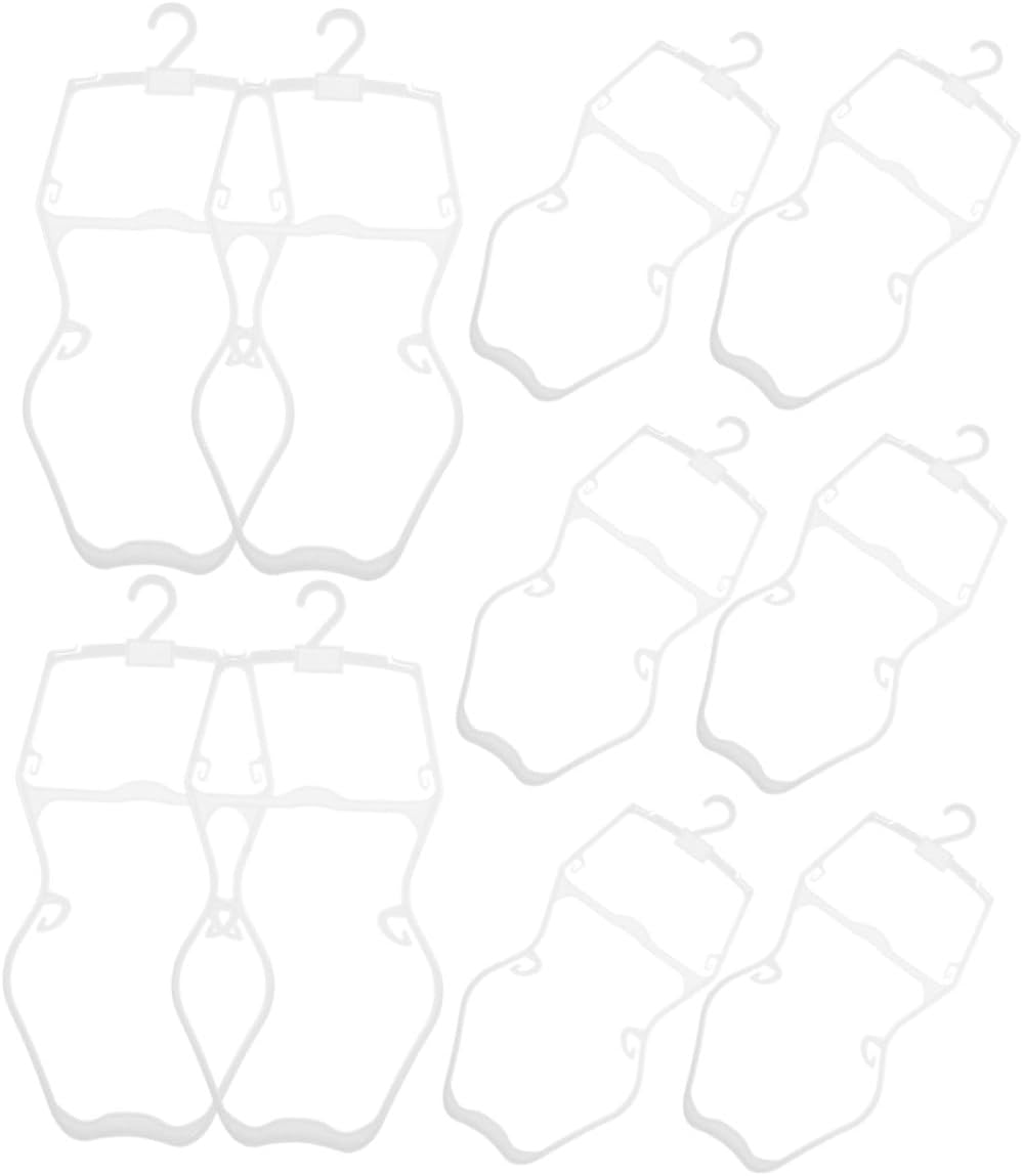 SHERCHPRY ’s Swimsuit Hangers 10pcs Plastic Swimwear Closet Organizer Clothes Rack for Boy Girl Storage