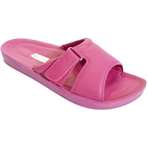 DrLuigi Medical Leather Sandals for Women (Fuchsia, 7W) Cover