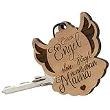 ✅ MUTTERTAGSGESCHENKE: Ob als Geschenk zum Muttertag, Geburtstagsgeschenk für Mama oder auch Weihnachtsgeschenk, über diesen gravierten Holz Anhänger wird sich Deine Mutter garantiert immer freuen.