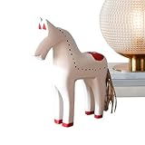 Generisch Estatua de caballo – Madera de 19,5 cm 280 g | Figura de caballo hecha a mano | Escultura de madera tallada para el hogar, oficina, decoración de mesa, regalo, uso en la sala de estar