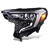DNA MOTORING Xenon Factory OE Style Driver Side (Left) Headlight Assembly Compatible With Terrain 2018-2021, Models with Factory HID Headlights, GM2502475, OEM-HL-0331-L