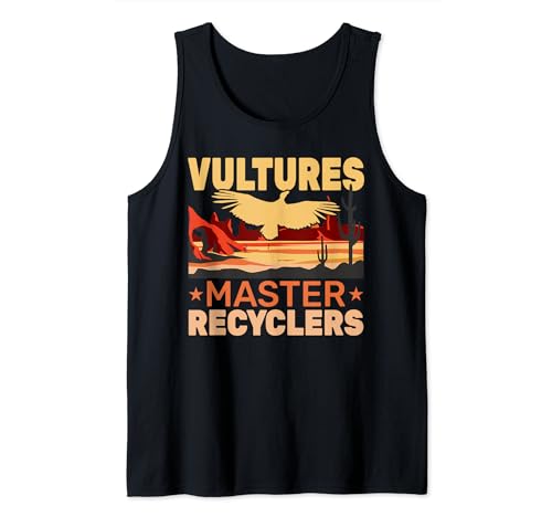 Buitres Maestros Recicladores Hombres Observación de aves Ornitología de aves Camiseta sin Mangas