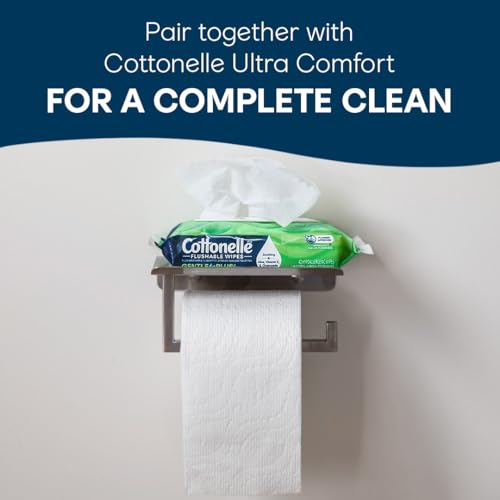 cottonelle gentleplus flushable wet wipes with aloe amp vitamin e 8 flip-top packs 42 wipes per pack 336 total wipes packaging may vary