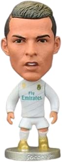Mayatra's Football Player Figure - Premium Sports Action Figure for Fans, Kids, and Collectors - Detailed Design, Perfect for Display, Gifting (Ronaldo White)