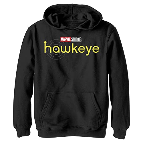 Sweat Hawkeye Marvel avec logo brodé jaune, finition premium pour garçon - 2