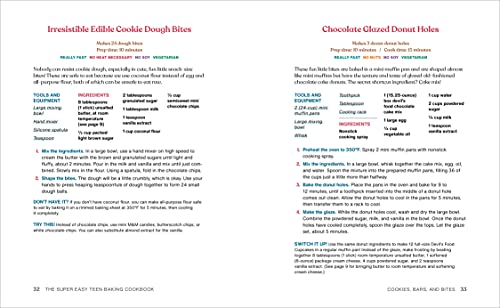 The Super Easy Teen Baking Cookbook: 60 Simple Step-By-Step Recipes (Super Easy Teen Cookbooks) #TOP5