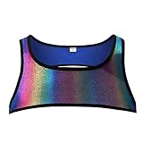 VOIV Tracolla da Uomo Crop Top Color Men Chest Harness Bodybuilding Top Mens Costume di Scena Serbatoi esotici