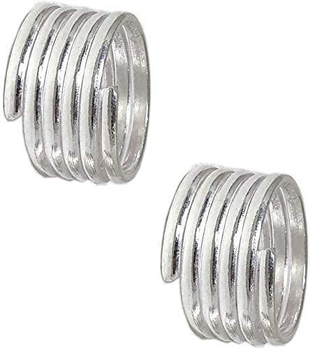 Girirajji Metal Silver Plated Bichiya Toe Ring for Women, Pack of 2 (B09KQ3T52Y) Amazon Price History, Amazon Price Tracker