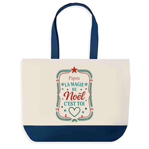Sac Papou Magie de Noël rectangle le cadeau secret santa idéal et plein d humour