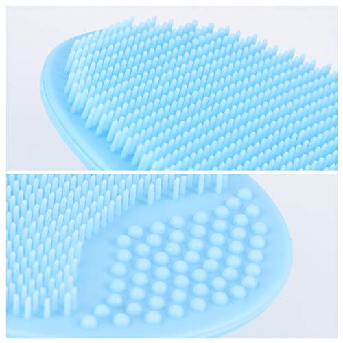 Face Scrubber,Soft Silicone Facial Cleansing Brush Pad Exfoliator Scrub Scrubby For Massage Pore Blackhead Removing Exfoliating-Unique Cool Fun Christmas Gift Present For Girl Sister Best Friend Women #TOP2