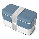 GARANTIE: Auf die Bento Boxen monbento besteht 3 Jahre Garantie! Die Farbe blau Denim garantiert Ihnen ein originelles und gelungenes Geschenk: Muttertag oder Vatertag, Geburtstage, Weihnachten ... In allen Situationen wird es mühelos für Begeisterung sorgen!