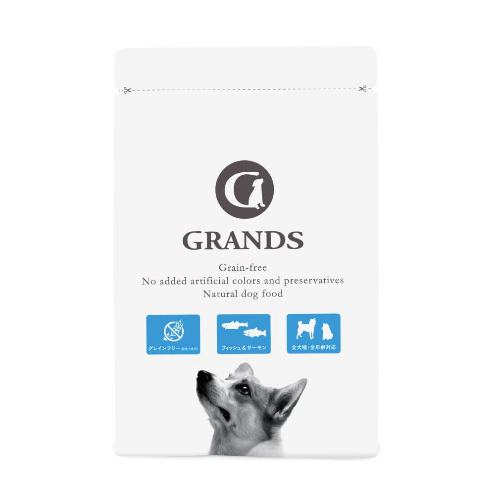 GRANDS ドッグフード サーモン 5袋セット Amazon.co.jp: GRANDS (グランツ) 人工添加物不使用 グレインフリー 全