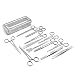 OdontoMed2011 Set of 13 Pieces Basic Surgi Forceps Scissors Needle Holder Kit Stainless Steel Box Instruments DS-1290