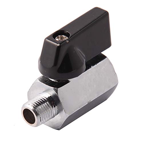 Metaland 1/8 inch brass mini ball valve image