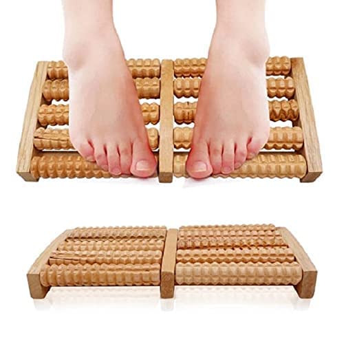 KayaraManual Wooden Roller Foot Massager Big Size Body Stress Buster Point Device Relaxation Manual Foot massager and Legs Pain Relief Massager, Set of 1 (B0BBQS76V9) Amazon Price History, Amazon Price Tracker