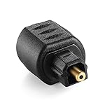 Erradica las complicaciones asociadas con el ruido eléctrico de conexión a tierra para otorgar una claridad de audio superior mediante el uso del adaptador óptico Toslink a mini. El conector viene con una tapa antipolvo para protección contra la contaminación mientras no está en uso.