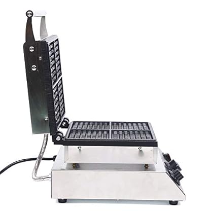 4 Stück Kommerzielle Waffelmaschine JAYEUW Pfannkuchenbäcker mit Antihaft-Beschichtung Waffeleisen Elektrische Waffelmaschine Aluminiumguss 220V – Bild 3