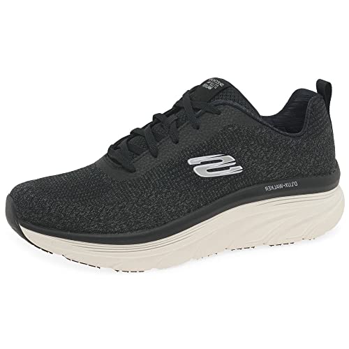Skechers D\'lux Walker - Daily Beauty, Sneaker Donna, Nero, 35.5 EU