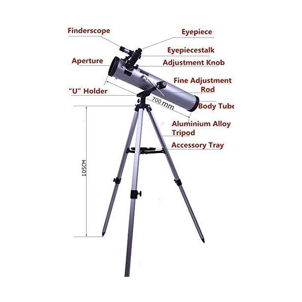 SEESEE.U Brechendes Teleskop Astronomisches professionelles Stativ Zoomen Monokular Reflektierend für die Beobachtung… – Bild 7