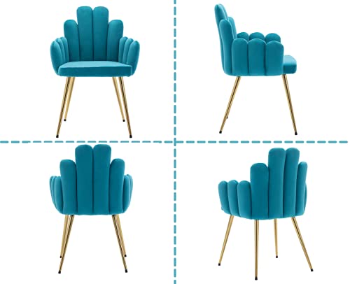 Sillón plegable goma metalizado azul miniatura 5