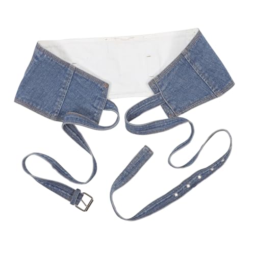 Ceinture corset large denim style urbain pour réinventer vos tenues de bureau et soirées