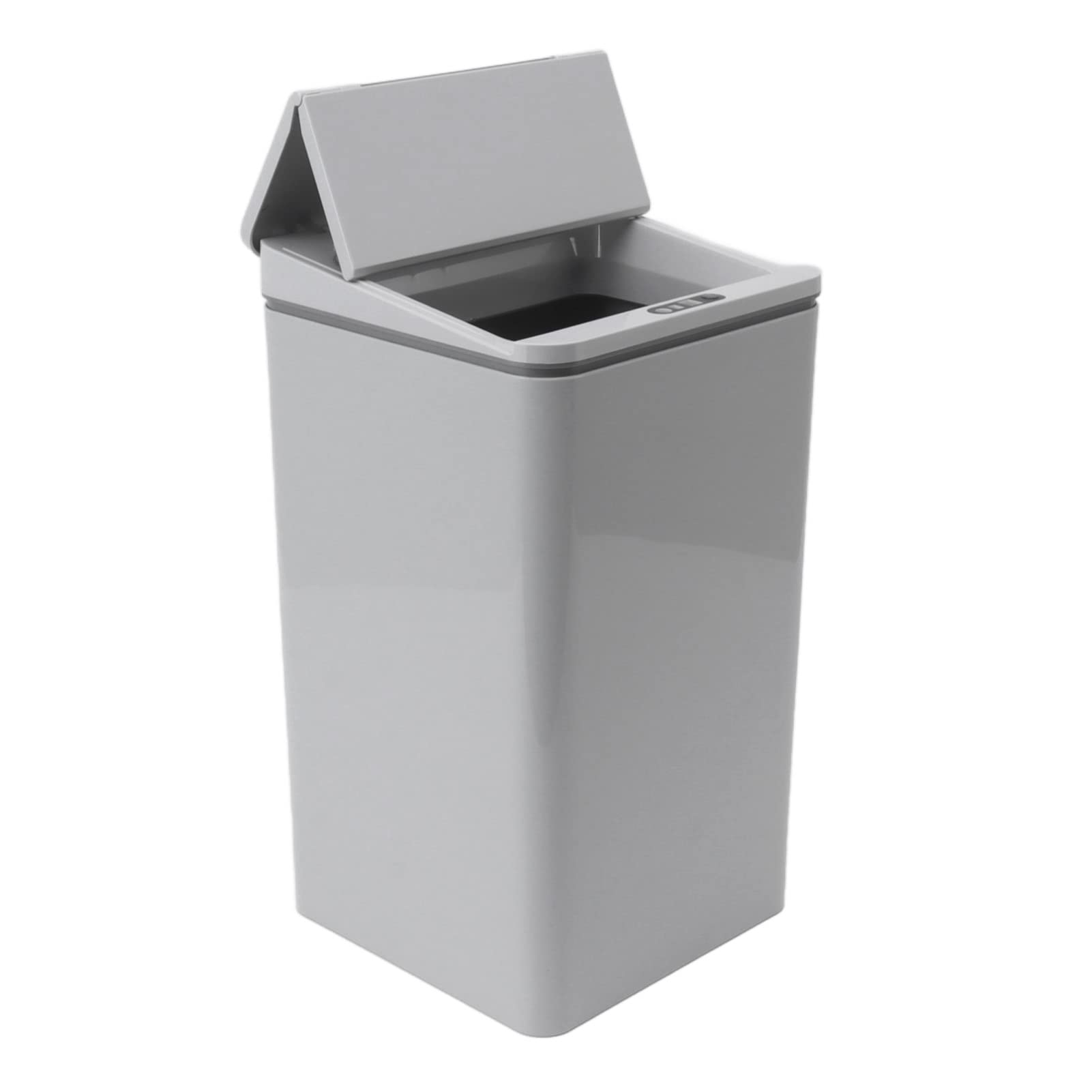 Focket Mini Cubo de Basura con Tapa, 9L USB Sensor Inteligente de Carga Cubo de Basura Automático, Cubo de Basura sin Tacto para Oficina, Dormitorio, Café, Baño, Salón, Coche (Blanco)