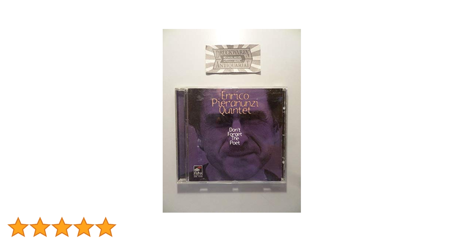 その他 Don't Forget the Poet Enrico Pieranunzi ☆日本初CD化 Enrico Pieranunzi Quintet / Don't Forget the