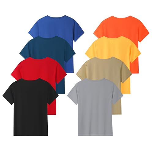 Kids' Short-Sleeve T-Shirt Dry Fit Athletic Shirts for Boys & Girls 4–14-Year-Olds2