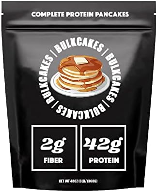 Bulk Cakes Protein Pancake Mix, 42g of Protein, Healthy Pancake & Waffle Mix, Buttermilk, 3LB, Low Carb, High Protein, Keto-Friendly, Just Add Water, 48oz