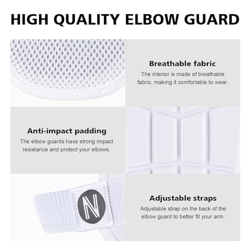 image for NURIBASE Elbow Guard Baseball, Batters Elbow Guard for Youth and Adult