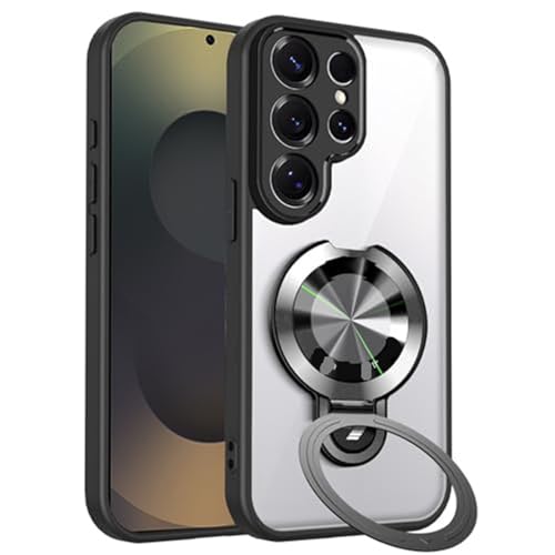 Coque iPhone 17 Pro Max ultra mince noire avec support et protection caméra intégrée S26