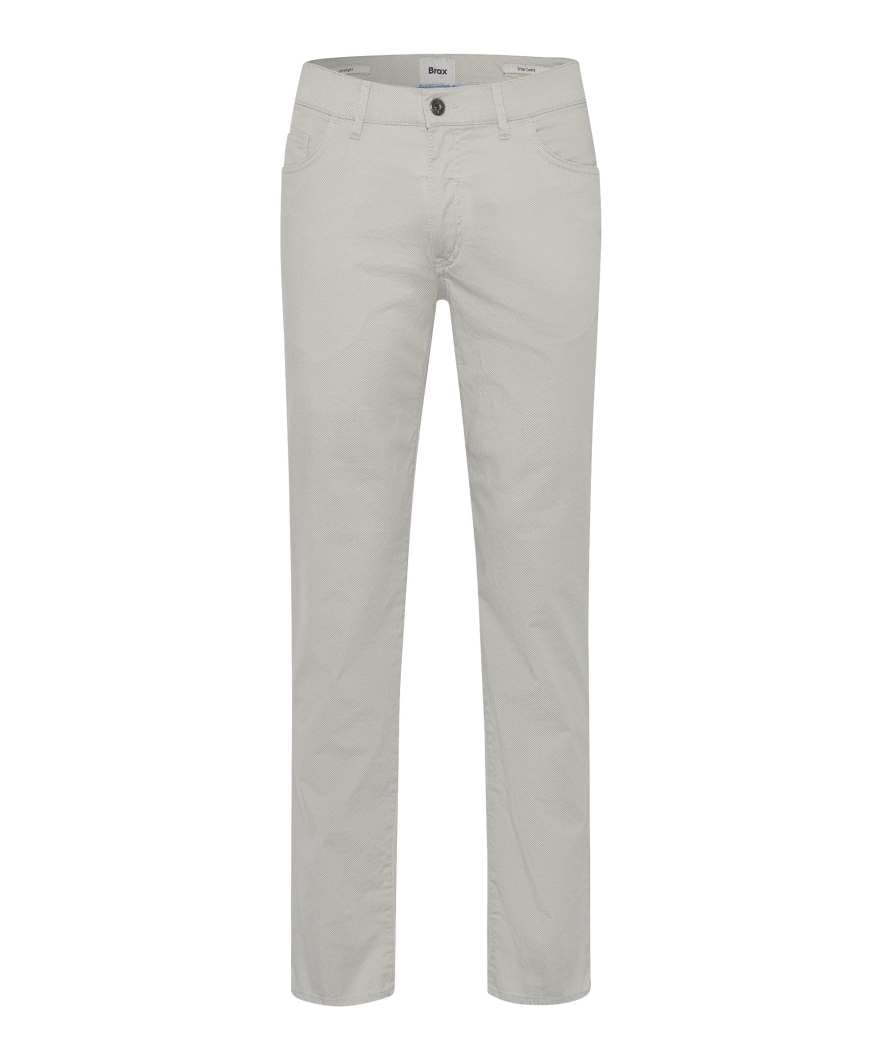 BRAX Men's Style Cadiz Ultralight Minimalprint Trouser, 57 Sand, 38 W/32 L