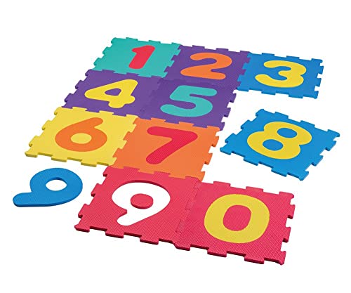 Tapis puzzle avec des chiffres en mousse dalles de sol pour bébé