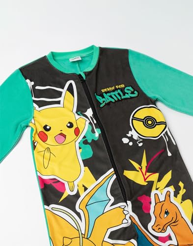Grenouillère Pokémon garçon en micropolaire multicolore Pikachu - 5