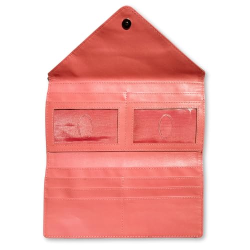 Big Skinny Full Leather RFID Blocking Slimvelope TriFold Clutch Wallet, Forest Green4