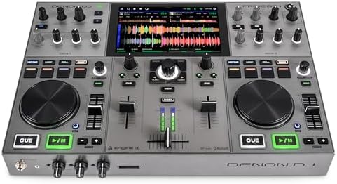 Denon DJ PRIME GO+ Controlador DJ Portátil Autónomo con Bateria R...