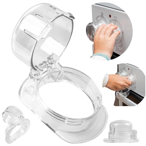 Herdknöpfe Kindersicherung, 2 Pack, in Transparent, für große...